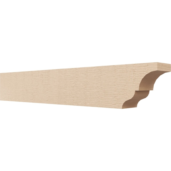 Ekena Millwork 4in. W x 6in. H x 36in. L Asheboro Woodgrain TimberThane Rafter Tail, Primed Tan RFTUR04X06X36ASHRCPR - main